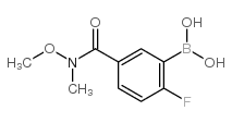 N-甲氧基-N-甲基3-二羟硼基-4-氟苯甲酰胺图片
