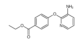 Benzoic acid, 4-[(3-amino-2-pyridinyl)oxy]-, ethyl ester Structure