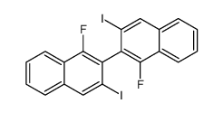 1-fluoro-2-(1-fluoro-3-iodonaphthalen-2-yl)-3-iodonaphthalene Structure