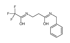 N-benzyl-3-[(2,2,2-trifluoroacetyl)amino]propanamide结构式
