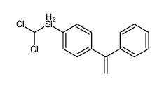 dichloromethyl-[4-(1-phenylethenyl)phenyl]silane Structure