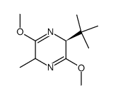 (2S)-2-(tert-butyl)-3,6-dimethoxy-5-methyl-2,5-dihydropyrazine Structure
