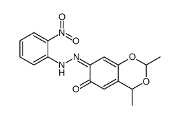 2,4-dimethyl-7-[(2-nitrophenyl)hydrazinylidene]-4H-1,3-benzodioxin-6-one Structure