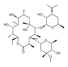 9(S)-dihydroerythromycin B结构式