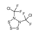 4,5-bis[chloro(difluoro)methyl]trithiadiazolidine Structure