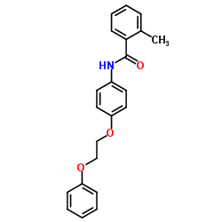 2-Methyl-N-[4-(2-phenoxyethoxy)phenyl]benzamide结构式