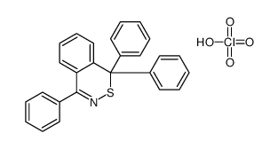 perchloric acid,1,1,4-triphenyl-2,3-benzothiazine Structure