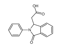 2-(3-Oxo-2-phenylisoindolin-1-yl)aceticacid结构式