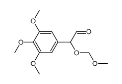 2-methoxymethoxy-2-(3,4,5-trimethoxyphenyl)acetaldehyde Structure