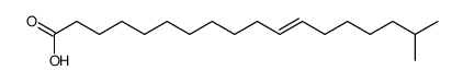 17-methyloctadec-11-enoic acid结构式