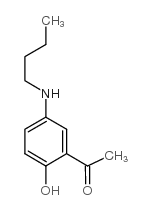 1-(5-BUTYLAMINO-2-HYDROXY-PHENYL)-ETHANONE structure