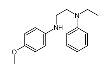 N'-ethyl-N-(4-methoxyphenyl)-N'-phenylethane-1,2-diamine结构式