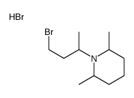 1-(4-bromobutan-2-yl)-2,6-dimethylpiperidine,hydrobromide Structure