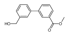 Methyl 3-(3-hydroxymethylphenyl)benzoate结构式