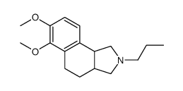 6,7-dimethoxy-2-propyl-1,3,3a,4,5,9b-hexahydrobenzo[e]isoindole Structure