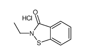2-ethyl-1,2-benzothiazol-3-one,hydrochloride Structure