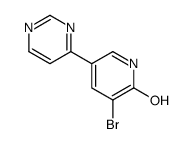 3-bromo-5-pyrimidin-4-yl-1H-pyridin-2-one结构式