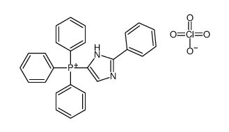 triphenyl-(2-phenyl-1H-imidazol-5-yl)phosphanium,perchlorate结构式