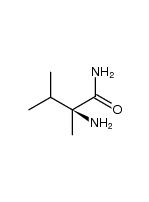 (S)-2-氨基-2,3-二甲基丁酰胺结构式