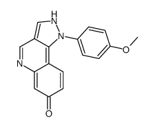 1-(4-methoxyphenyl)-2H-pyrazolo[4,3-c]quinolin-7-one结构式