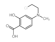 4-(2-chloroethyl-methyl-amino)-2-hydroxy-benzoic acid picture