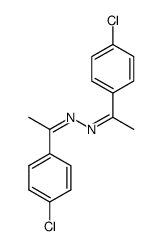 (1Z,2Z)-1,2-bis(1-(4-chlorophenyl)ethylidene)hydrazine Structure