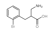 2-(aminomethyl)-3-(2-bromophenyl)propanoic acid Structure