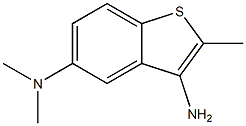5-amino-N,N-dimethyl-benzo[b]thiophene-2-methan amine结构式