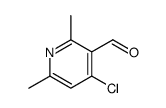 4-Chloro-2,6-dimethylpyridine-3-carboxaldehyde结构式
