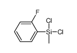dichloro-(2-fluorophenyl)-methylsilane结构式