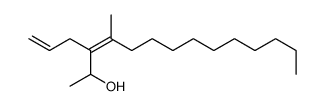 4-methyl-3-prop-2-enyltetradec-3-en-2-ol结构式