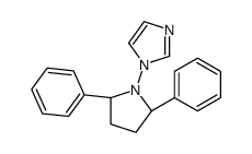 1-[(2S,5S)-2,5-diphenylpyrrolidin-1-yl]imidazole结构式