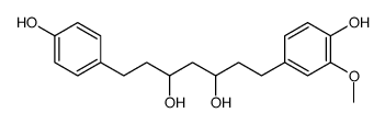 1-(4-hydroxy-3-methoxyphenyl)-7-(4-hydroxyphenyl)heptane-3,5-diol Structure