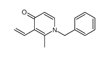 1-benzyl-3-ethenyl-2-methylpyridin-4-one结构式