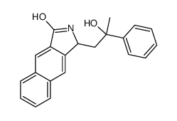 1-(2-hydroxy-2-phenylpropyl)-1,2-dihydrobenzo[f]isoindol-3-one结构式