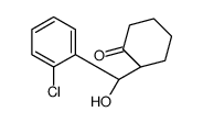 (2S)-2-[(R)-(2-chlorophenyl)-hydroxymethyl]cyclohexan-1-one Structure