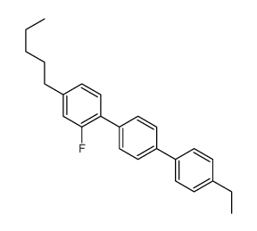 1-[4-(4-ethylphenyl)phenyl]-2-fluoro-4-pentylbenzene Structure