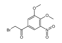 2-bromo-1-(3,4-dimethoxy-5-nitrophenyl)ethanone Structure