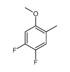 Benzene, 1,2-difluoro-4-methoxy-5-methyl Structure