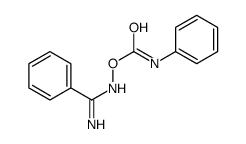 [[amino(phenyl)methylidene]amino] N-phenylcarbamate结构式