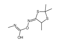 [(E)-(2,2,5-trimethyl-1,3-dithiolan-4-ylidene)amino] N-methylcarbamate结构式