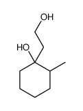 1-(2-hydroxyethyl)-2-methylcyclohexan-1-ol结构式
