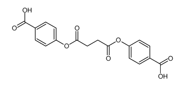 4-[4-(4-carboxyphenoxy)-4-oxobutanoyl]oxybenzoic acid Structure