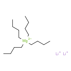 Dilithium tetrabutylmagnesate(2-) Structure