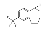 2H-Benzo[3,4]cyclohept[1,2-b]oxirene, 1a,3,4,8b-tetrahydro-6-(trifluoromethyl) Structure