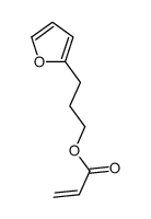 3-(2-furyl)propyl acrylate结构式