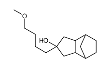 Octahydro-2-(4-methoxybutyl)-4,7-methano-1H-inden-2-ol结构式