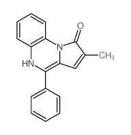 2-methyl-4-phenyl-5H-pyrrolo[1,2-a]quinoxalin-1-one Structure