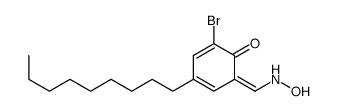 2-bromo-6-[(hydroxyamino)methylidene]-4-nonylcyclohexa-2,4-dien-1-one结构式