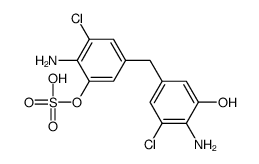 5-hydroxy-3,3'-dichloro-4,4'-diaminodiphenylmethane-5-sulfate结构式